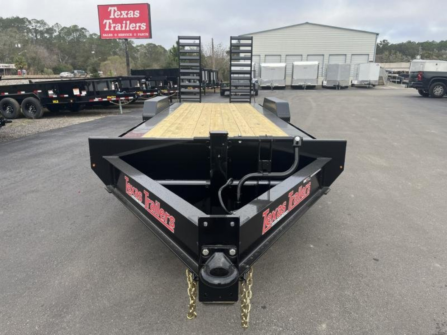 New EQ2320B TEXAS TRAILERS 6'10" X 23' 23,000# EQUIPMENT TRAILER