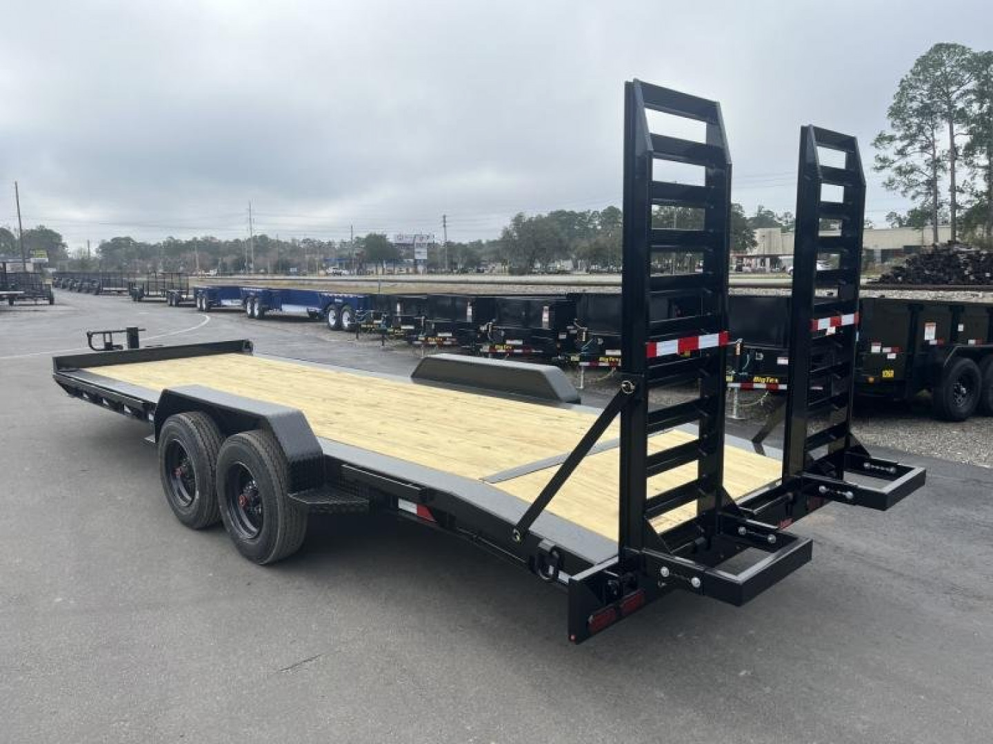 New EQ2320B TEXAS TRAILERS 6'10" X 23' 23,000# EQUIPMENT TRAILER
