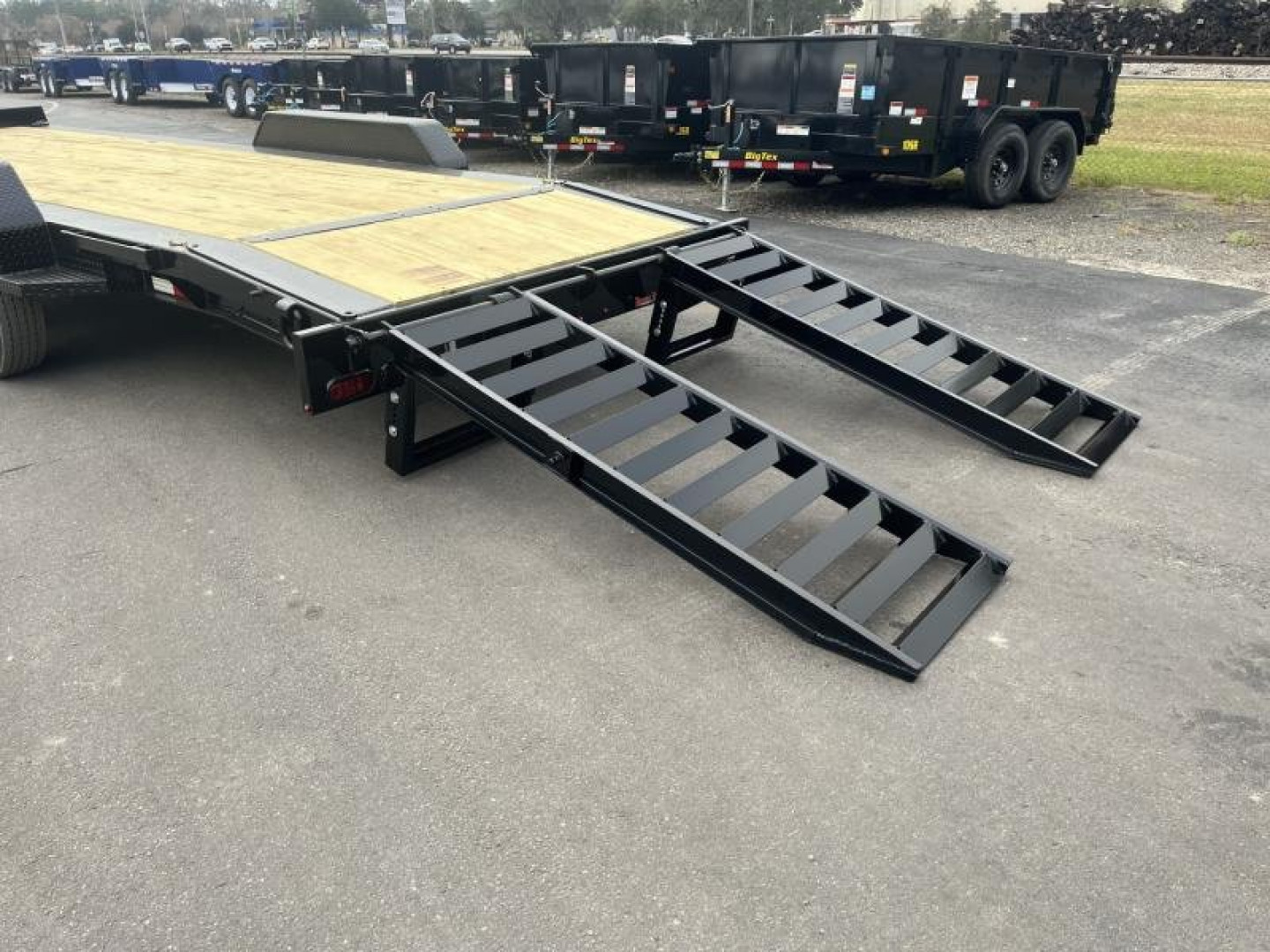 New EQ2320B TEXAS TRAILERS 6'10" X 23' 23,000# EQUIPMENT TRAILER