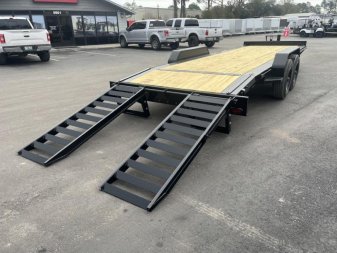 New EQ2320B TEXAS TRAILERS 6'10" X 23' 23,000# EQUIPMENT TRAILER