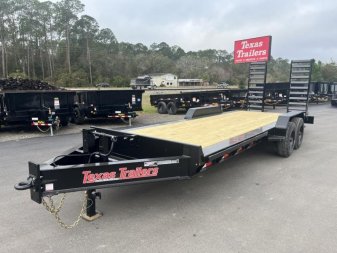 New EQ2320B TEXAS TRAILERS 6'10" X 23' 23,000# EQUIPMENT TRAILER