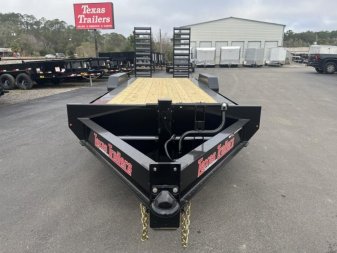 New EQ2320B TEXAS TRAILERS 6'10" X 23' 23,000# EQUIPMENT TRAILER