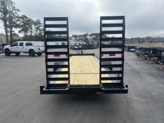 New EQ2320B TEXAS TRAILERS 6'10" X 23' 23,000# EQUIPMENT TRAILER