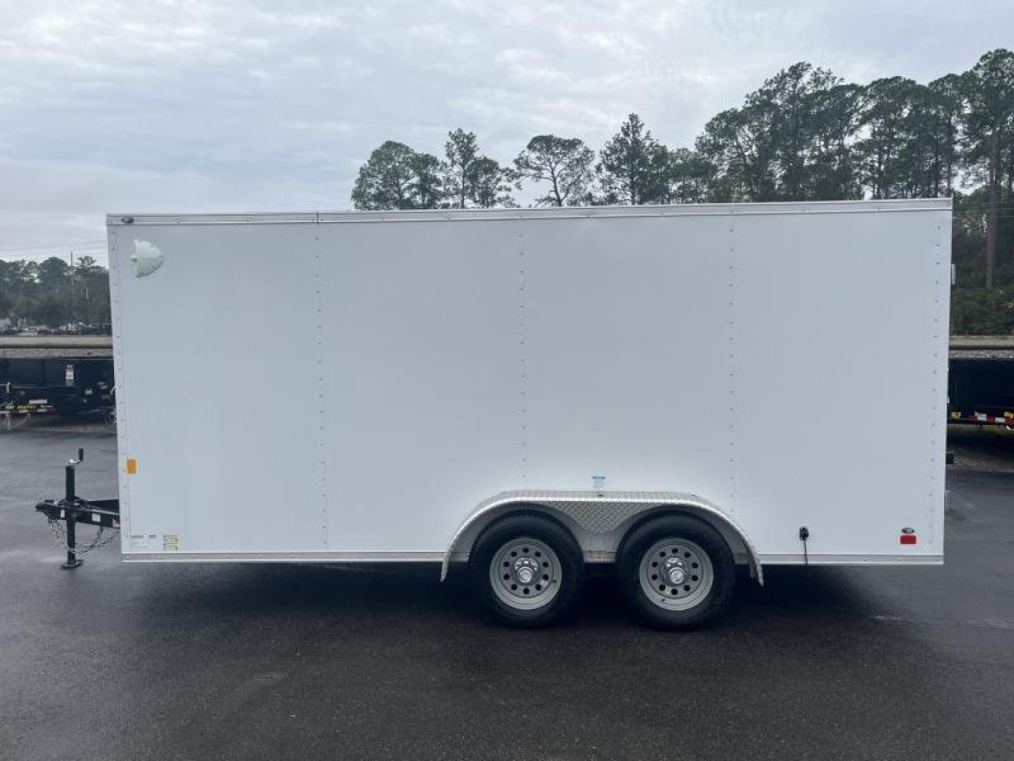 New GANS716TA2 CARGO MATE 7' X 16' ENCLOSED CARGO TRAILER W/ DOUBLE REAR DOORS & SIDE DOOR