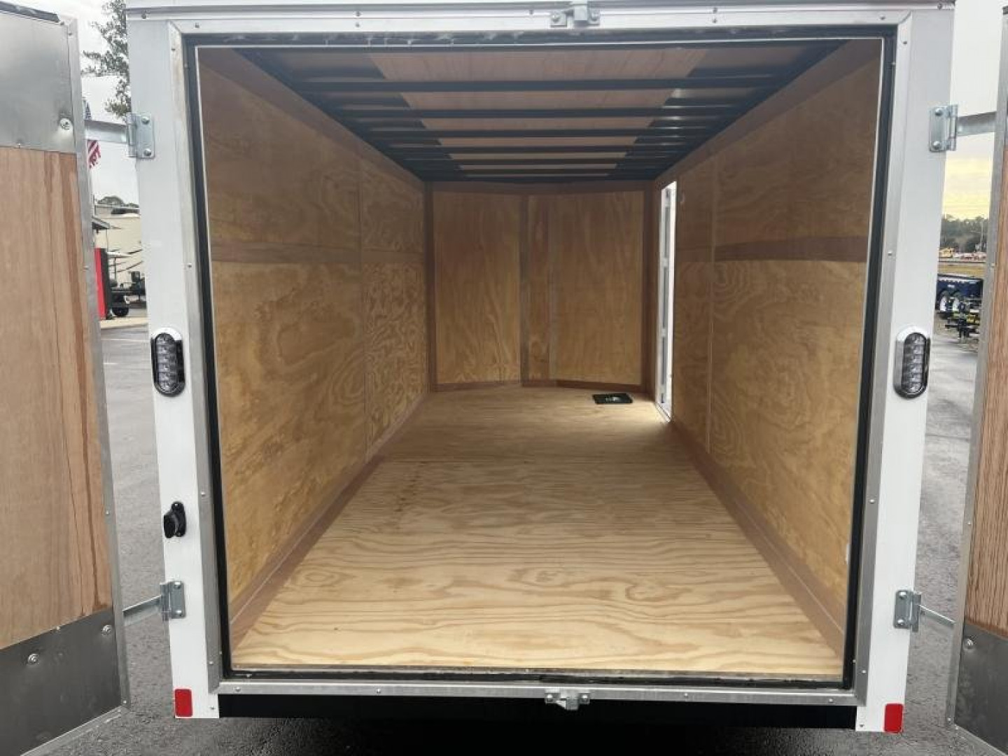 New GANS716TA2 CARGO MATE 7' X 16' ENCLOSED CARGO TRAILER W/ DOUBLE REAR DOORS & SIDE DOOR