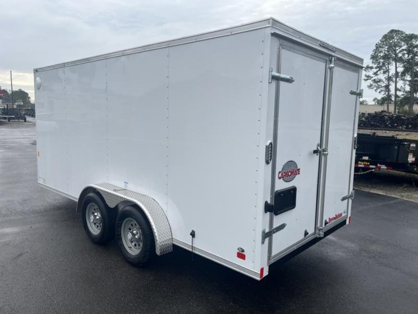New GANS716TA2 CARGO MATE 7' X 16' ENCLOSED CARGO TRAILER W/ DOUBLE REAR DOORS & SIDE DOOR