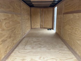 New GANS716TA2 CARGO MATE 7' X 16' ENCLOSED CARGO TRAILER W/ DOUBLE REAR DOORS & SIDE DOOR