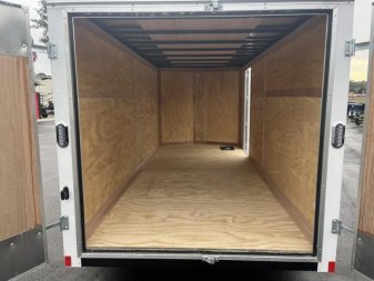 New GANS716TA2 CARGO MATE 7' X 16' ENCLOSED CARGO TRAILER W/ DOUBLE REAR DOORS & SIDE DOOR
