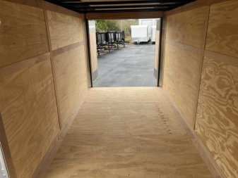 New GANS716TA2 CARGO MATE 7' X 16' ENCLOSED CARGO TRAILER W/ DOUBLE REAR DOORS & SIDE DOOR