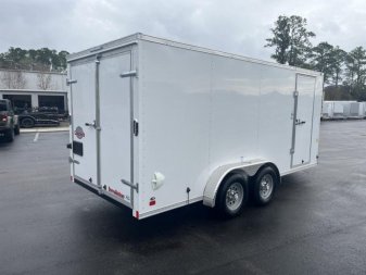 New GANS716TA2 CARGO MATE 7' X 16' ENCLOSED CARGO TRAILER W/ DOUBLE REAR DOORS & SIDE DOOR