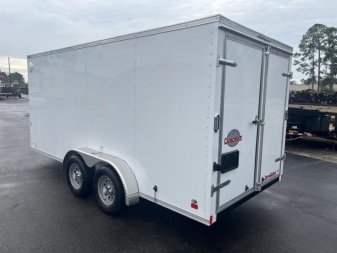 New GANS716TA2 CARGO MATE 7' X 16' ENCLOSED CARGO TRAILER W/ DOUBLE REAR DOORS & SIDE DOOR