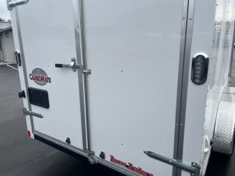 New GANS716TA2 CARGO MATE 7' X 16' ENCLOSED CARGO TRAILER W/ DOUBLE REAR DOORS & SIDE DOOR