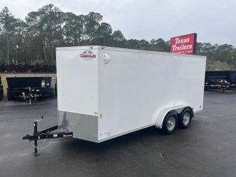 New GANS716TA2 CARGO MATE 7' X 16' ENCLOSED CARGO TRAILER W/ DOUBLE REAR DOORS & SIDE DOOR