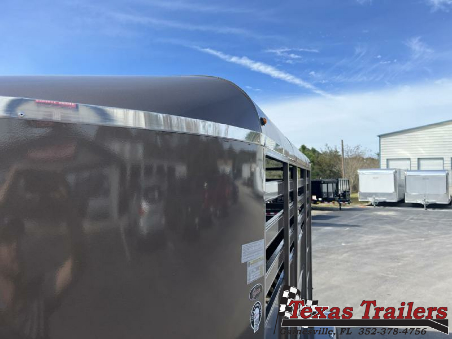 New 500ES-14 DELTA 6' X 14' X 6'6" TALL ECONOMY LIVESTOCK TRAILER