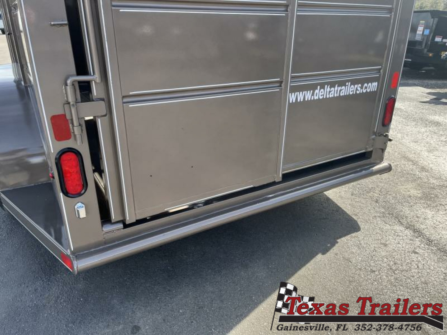 New 500ES-14 DELTA 6' X 14' X 6'6" TALL ECONOMY LIVESTOCK TRAILER