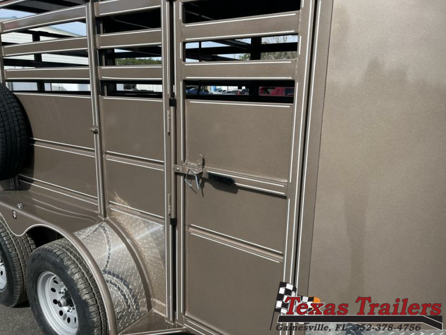 New 500ES-14 DELTA 6' X 14' X 6'6" TALL ECONOMY LIVESTOCK TRAILER