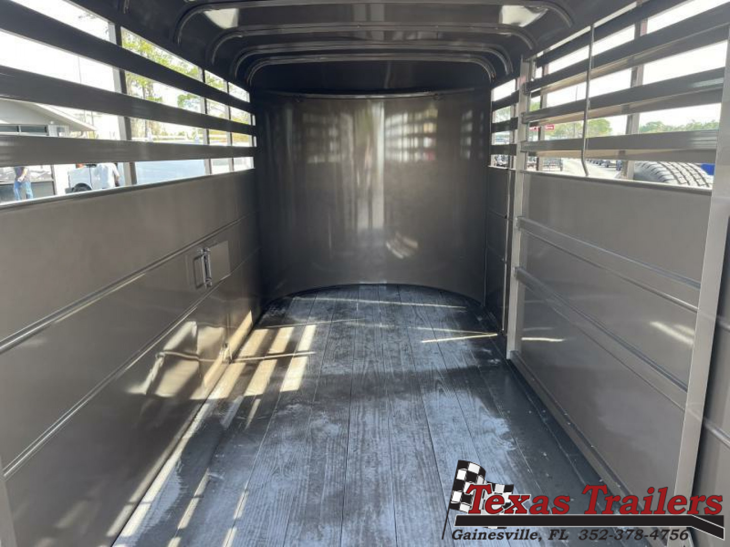 New 500ES-14 DELTA 6' X 14' X 6'6" TALL ECONOMY LIVESTOCK TRAILER