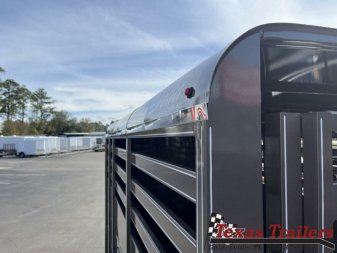 New 500ES-14 DELTA 6' X 14' X 6'6" TALL ECONOMY LIVESTOCK TRAILER