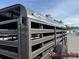 New 500ES-14 DELTA 6' X 14' X 6'6" TALL ECONOMY LIVESTOCK TRAILER