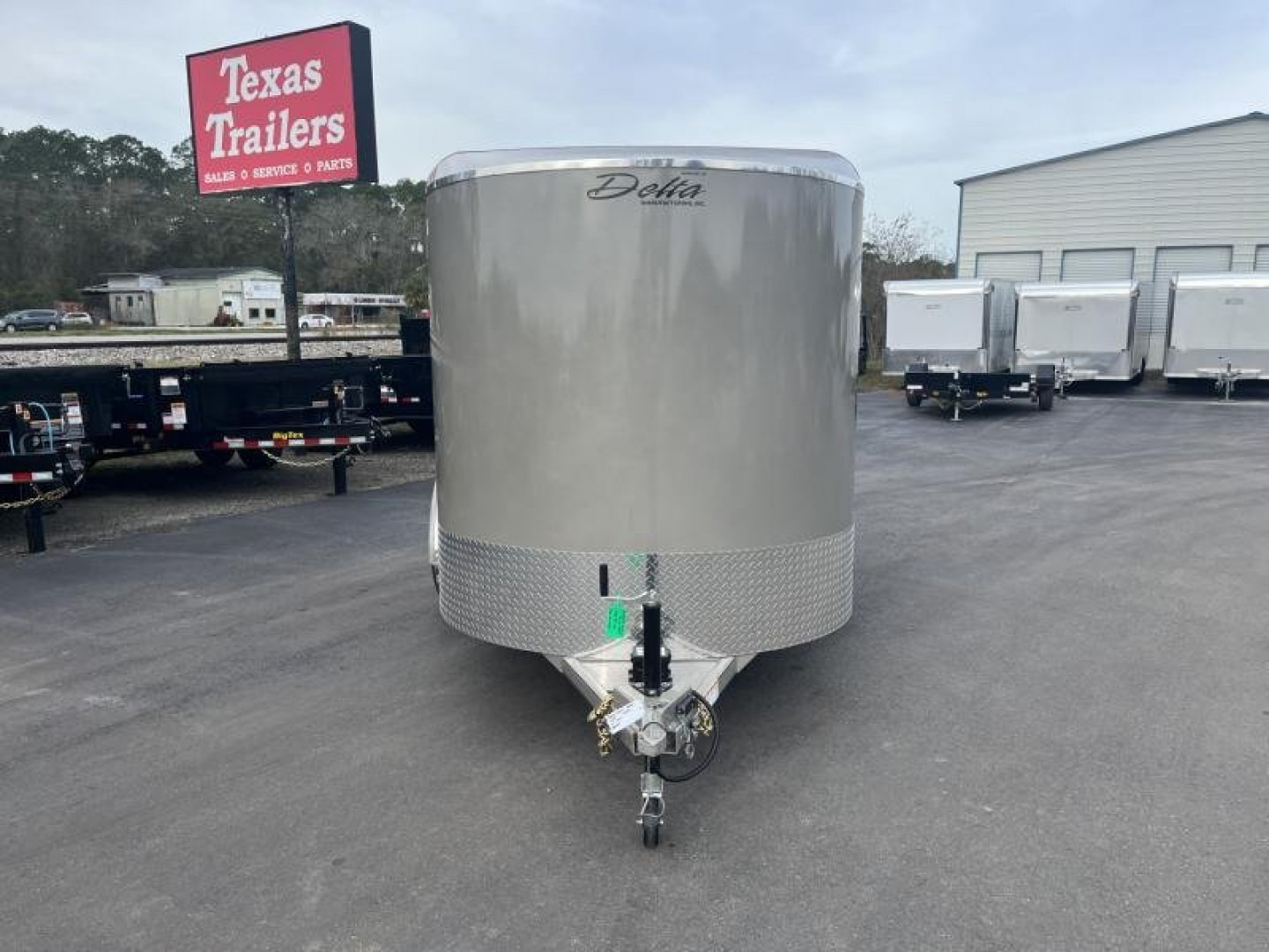 New 500ES-14 DELTA 6' X 14' X 6'6" TALL ECONOMY LIVESTOCK TRAILER