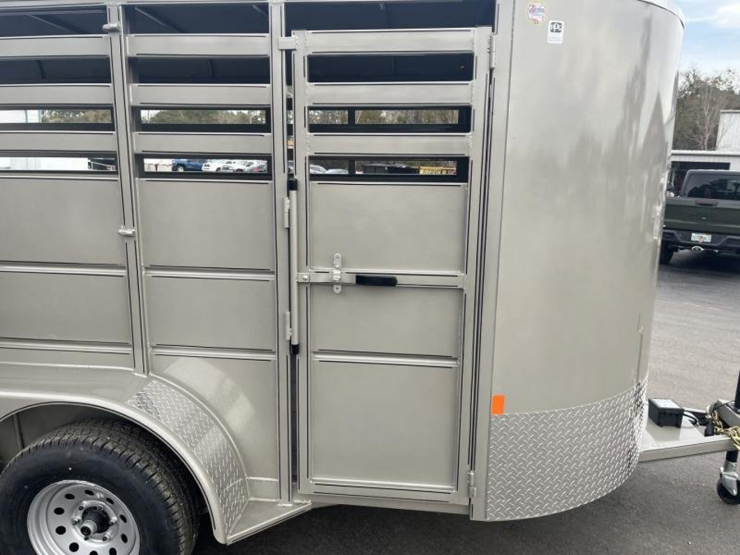 New 500ES-14 DELTA 6' X 14' X 6'6" TALL ECONOMY LIVESTOCK TRAILER