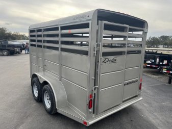 New 500ES-14 DELTA 6' X 14' X 6'6" TALL ECONOMY LIVESTOCK TRAILER