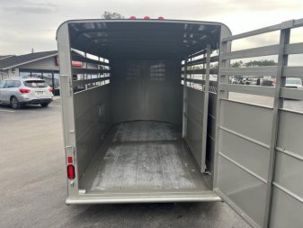 New 500ES-14 DELTA 6' X 14' X 6'6" TALL ECONOMY LIVESTOCK TRAILER