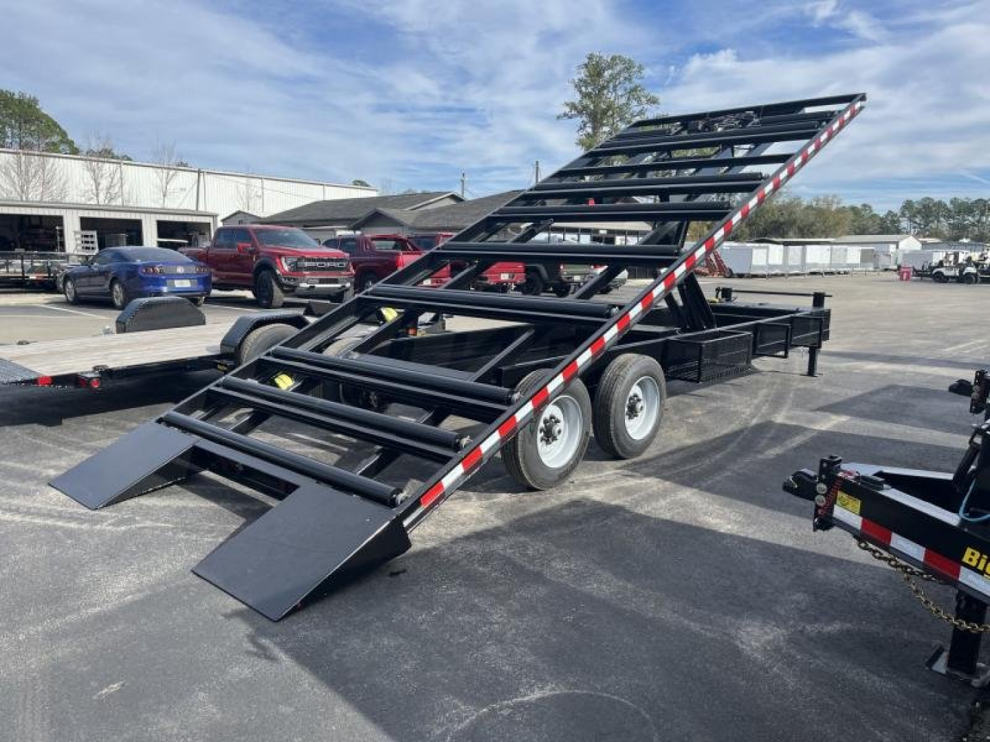 New CT2416B TEXAS TRAILERS 8.5' X 24' ROLLER TRAILER