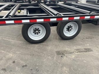 New CT2416B TEXAS TRAILERS 8.5' X 24' ROLLER TRAILER
