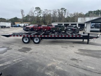 New CT2416B TEXAS TRAILERS 8.5' X 24' ROLLER TRAILER