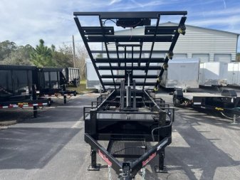 New CT2416B TEXAS TRAILERS 8.5' X 24' ROLLER TRAILER