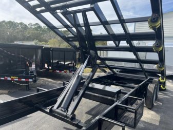 New CT2416B TEXAS TRAILERS 8.5' X 24' ROLLER TRAILER