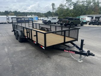 New LM62010 TEXAS TRAILERS 6'10" X 20' LAWN MAINTENANCE TRAILER