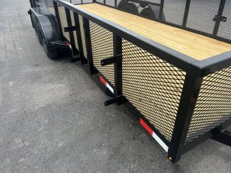 New LM62010 TEXAS TRAILERS 6'10" X 20' LAWN MAINTENANCE TRAILER