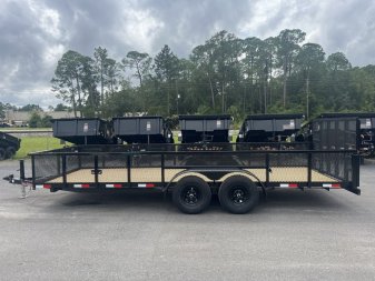 New LM62010 TEXAS TRAILERS 6'10" X 20' LAWN MAINTENANCE TRAILER