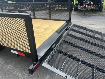 New LM62010 TEXAS TRAILERS 6'10" X 20' LAWN MAINTENANCE TRAILER