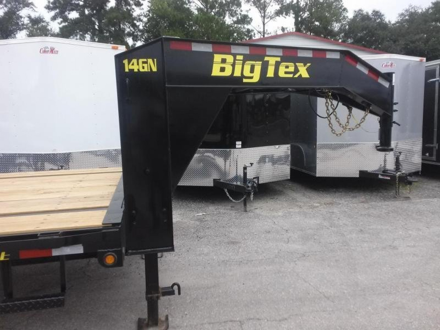 New 14GN-33D5A-MRBK BIG TEX 8.5' X 33' GOOSENECK FLAT BED W/ MEGA RAMPS & FREE SPARE *NON-CDL*