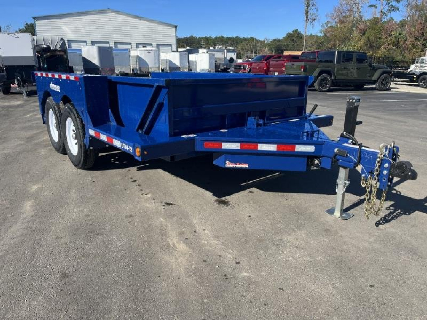 New UT14-12 AIR TOW 6'3" X 14' DROP DECK / EQUIPMENT TRAILER