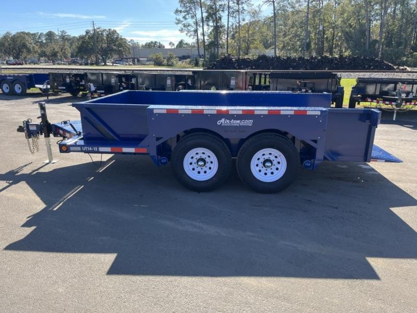 New UT14-12 AIR TOW 6'3" X 14' DROP DECK / EQUIPMENT TRAILER