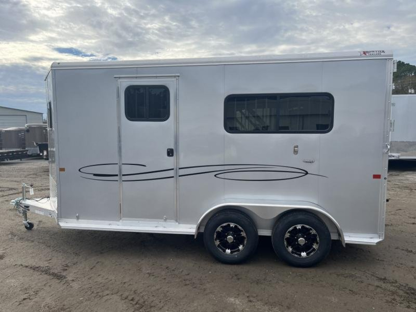 New AMB67TACK FRONTIER 6'8" X 14'8" STRAIGHT LOAD / TWO HORSE TRAILER