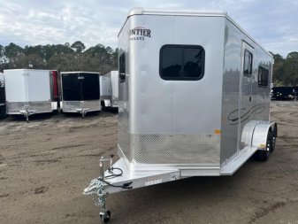 New AMB67TACK FRONTIER 6'8" X 14'8" STRAIGHT LOAD / TWO HORSE TRAILER