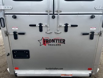 New AMB67TACK FRONTIER 6'8" X 14'8" STRAIGHT LOAD / TWO HORSE TRAILER