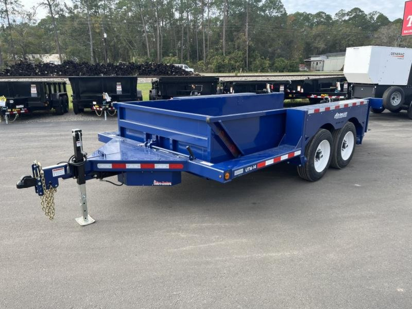 New UT16-14 AIR TOW 6'3" X 16' DROP DECK / EQUIPMENT TRAILER