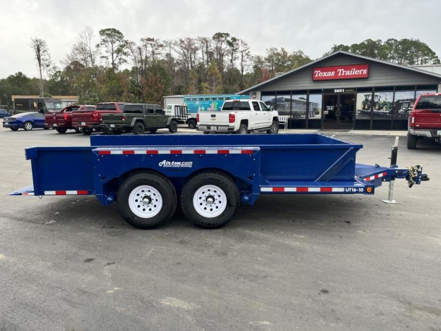 New UT16-10 AIR TOW 6'3" X 16' DROP DECK / EQUIPMENT TRAILER