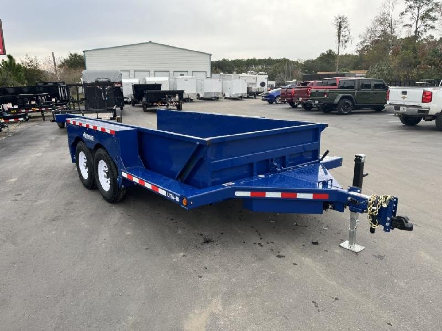 New UT16-10 AIR TOW 6'3" X 16' DROP DECK / EQUIPMENT TRAILER