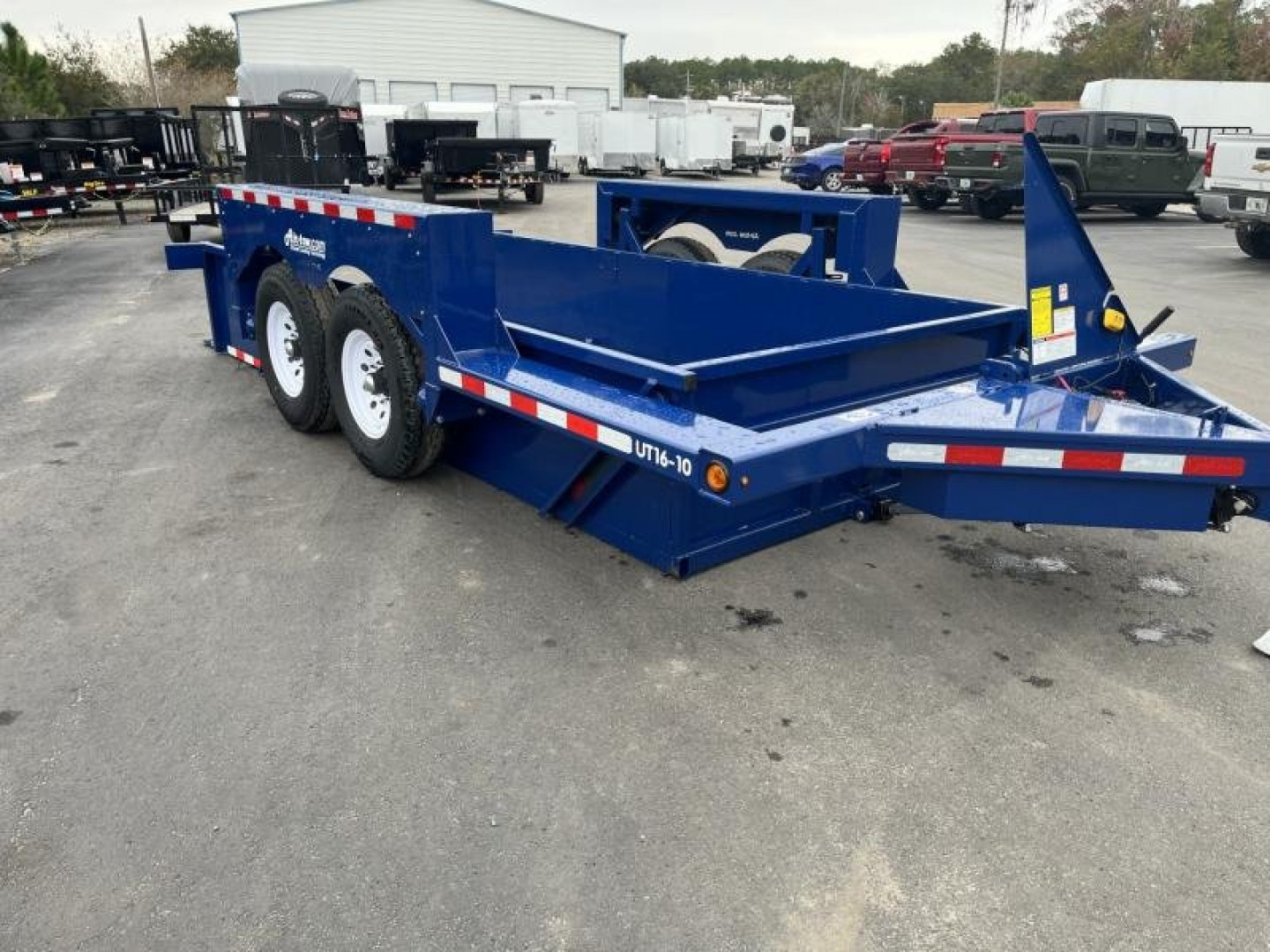 New UT16-10 AIR TOW 6'3" X 16' DROP DECK / EQUIPMENT TRAILER