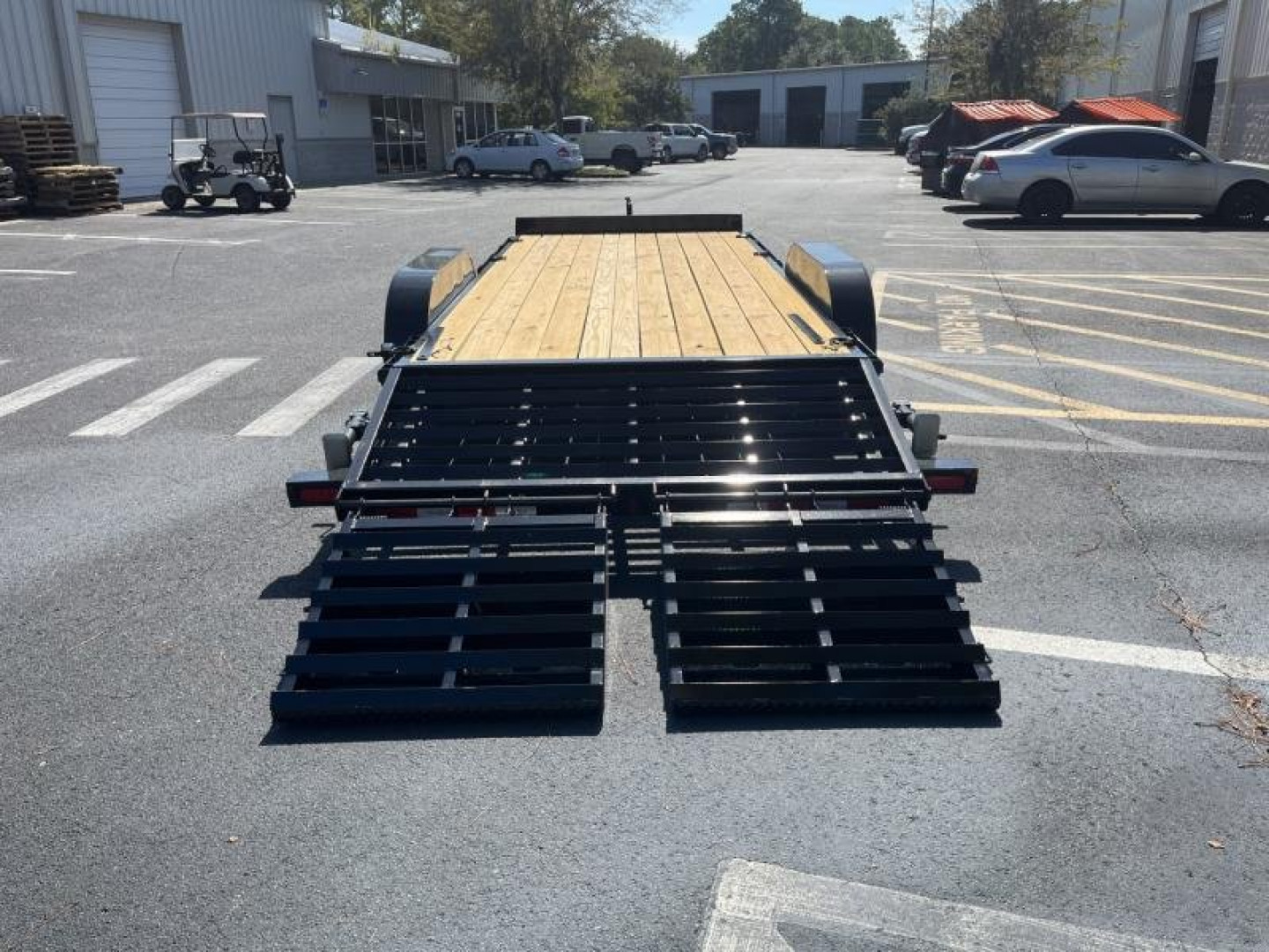 New 10ET-20BK-MR BIG TEX 7' X 20' TANDEM AXLE EQUIPMENT TRAILER W/ MEGA RAMPS