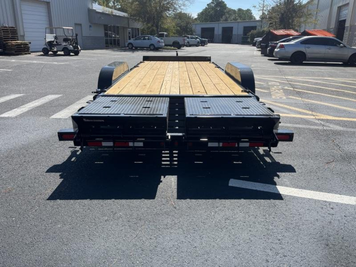 New 10ET-20BK-MR BIG TEX 7' X 20' TANDEM AXLE EQUIPMENT TRAILER W/ MEGA RAMPS