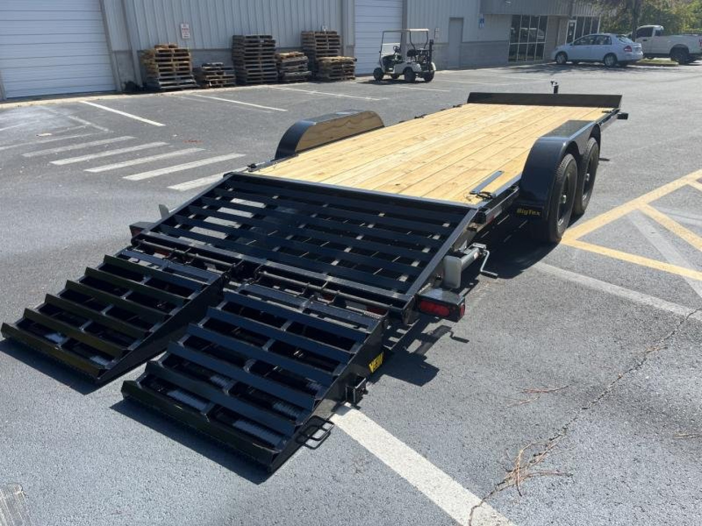 New 10ET-20BK-MR BIG TEX 7' X 20' TANDEM AXLE EQUIPMENT TRAILER W/ MEGA RAMPS