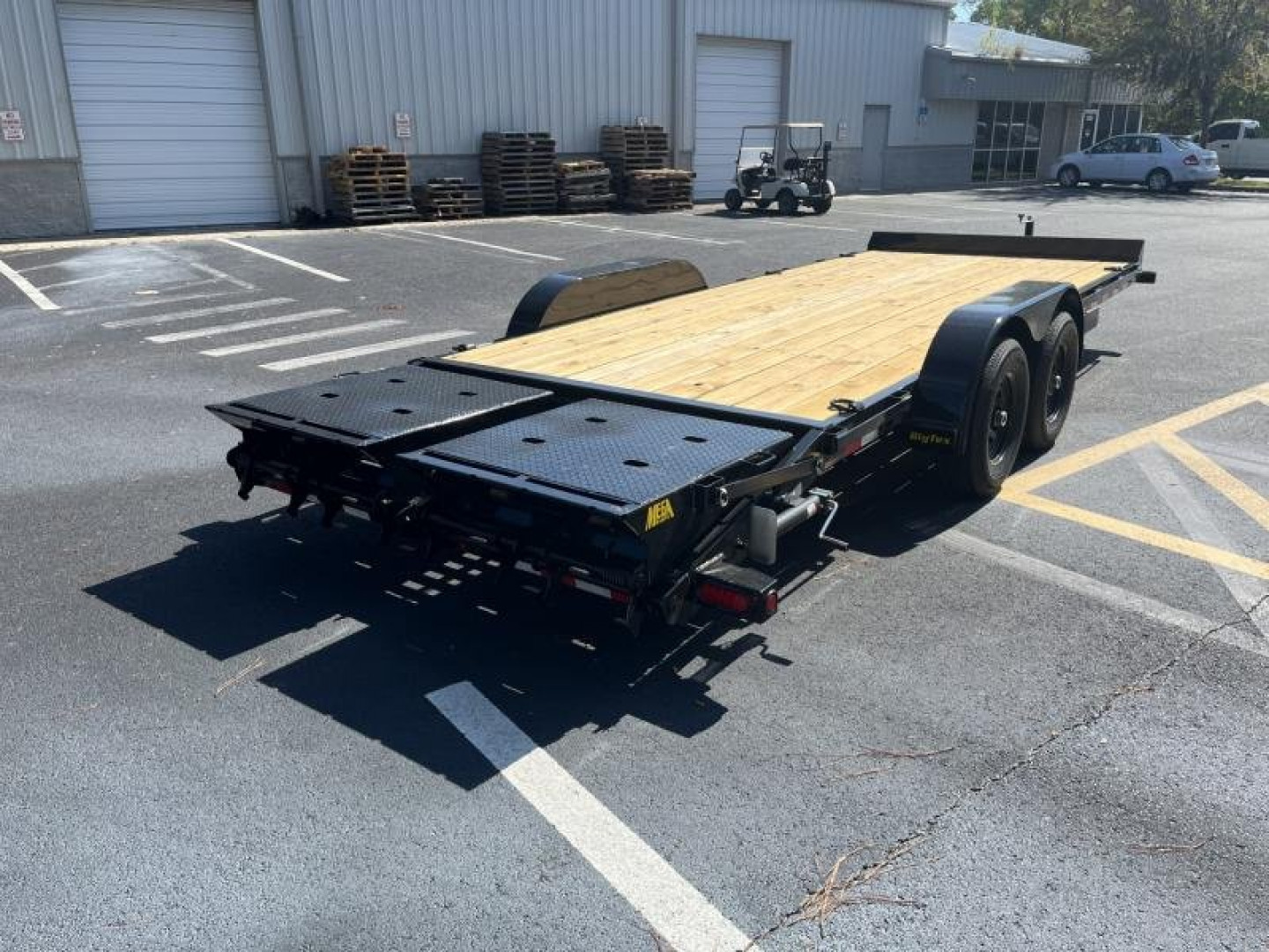 New 10ET-20BK-MR BIG TEX 7' X 20' TANDEM AXLE EQUIPMENT TRAILER W/ MEGA RAMPS